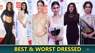 Best amp Worst Dressed At Lokmat Awards  Shilpa Malaika Ananya Nushrratt Sanya Malhotra amp More [upl. by Raddatz]