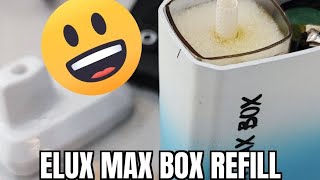 How to refill an Elux Max Box 4500 disposable vape [upl. by Ecreip]