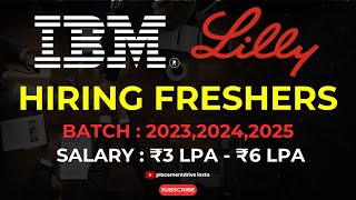 Top EntryLevel Jobs at IBM amp Eli Lilly  Finance amp Data Science Opportunities 2024 [upl. by Adorne983]