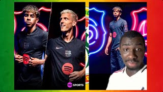 🚨 Le nouveau maillot extérieur 202425 du Barça 👀 Nike et le FC Barcelone ont présenté… [upl. by Eninnaej]