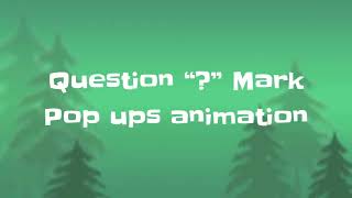 Question mark green screen for youtube videos [upl. by Yesac]