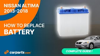 How to replace the Battery 20132018 Nissan Altima ⚡ [upl. by Akerahs]