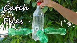 Make a DIY Fly Trap with Plastic Bottle [upl. by Neroc]