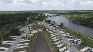 Okeechobee Waterway Phipps Campground at Martin County Stuart Florida [upl. by Aicital]