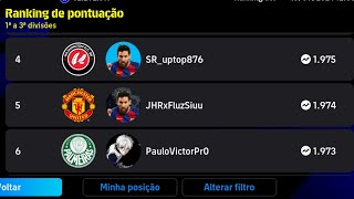 RUMO AO TOP 10 no EFOOTBALL MOBILE [upl. by Flynn]