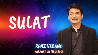 SULAT  RENZ VERANO KARAOKE [upl. by Cello]