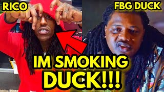 RICO RECKLEZZ GOES TO 63RD IM SMOKING FBG DUCK amp DISS MAMA DUCK [upl. by Renell580]