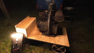 stationary engines running at morwellham firework finale 2024 [upl. by Ylrak]