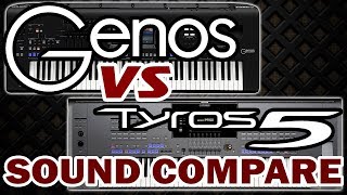 YAMAHA GENOS VS TYROS 5 SOUND COMPARE [upl. by Odla457]