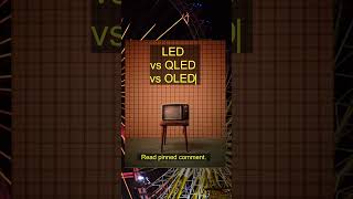 TV Display Evolution LED vs QLED vs OLED [upl. by Enaenaj]