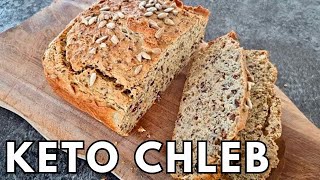 Przepis na prosty KETO CHLEB  Jak zrobić pieczywo LOW CARB [upl. by Garrick296]