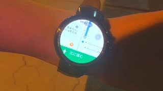 ASUS「ZenWatch 3」を音声認識でGoogleマップ起動＆天候確認 [upl. by Conlon]