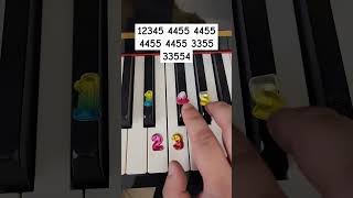 Easy piano tutorial piano pianomusic pianosongs pianocover pianotutorial pianolessons pianist [upl. by Oberstone459]