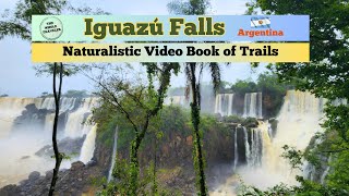 Iguazu National Park in Argentina Naturalistic Videobook of Lower and Superior Circuits [upl. by Nimra]