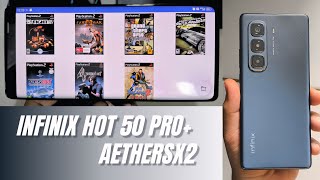 HELIO G100  INFINIX HOT 50 PRO  Test AetherSX2  Settingan [upl. by Erastatus]