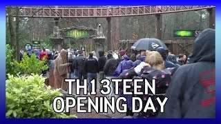 Th13teen Opening Day at Alton Towers [upl. by Aimas]