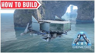 Ark Genesis  Hover Skiff Drop Ship  How To Build [upl. by Ij]