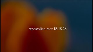 Apostolien teot 181828 [upl. by Bendicta]