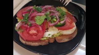 How to Avocado Toast EugeneskitchenbarNGril VeganVegetarian Easy Optional [upl. by Ebarta658]