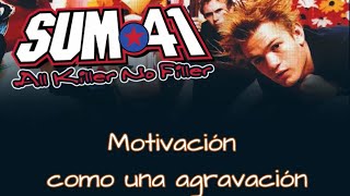 Sum 41  Motivation subtitulada en español [upl. by Eirtemed]