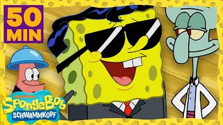 SpongeBob  50 Minuten der nobelsten Momente in Bikini Bottom  SpongeBob Schwammkopf [upl. by Eiryk870]