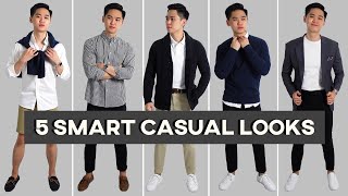 What Is Smart Casual  5 Basic Smart Casual Outfit Ideas [upl. by Schear]