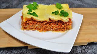 Lasagne z mięsem mielonym  Jak zrobić  Smakowite Dania [upl. by Gnaoh]