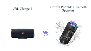 JBL Charge 4 vs Ortizan Portable Speakers Ultimate Sound Battle 🎶🔊 [upl. by Yalonda38]