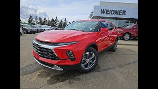 2024 Chevrolet Blazer LT  AWD  SUV  Red Hot  24N134 [upl. by Dorolice769]