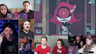 Hazbin Hotel Season 1 Episode 1 quotOverturequot REACTION MASHUP [upl. by Ayikat]