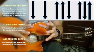 quotVives en Mí  Soy Lunaquot Tutorial Guitarra Acústica COMPLETO [upl. by Verada]