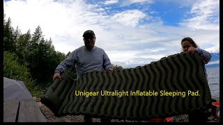 Unigear Ultralight Inflatable Sleeping Pad Review [upl. by Artek672]