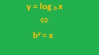 Writing a Logarithm in Exponential Form [upl. by Chaddie]