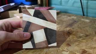 How To Do A Veneered Box Lid  Marquetry 2 [upl. by Abil]