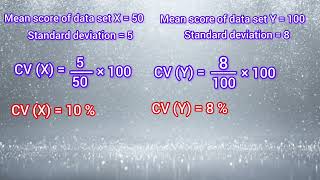 Coefficient of variation  Consistent performance  Statistics  All exams [upl. by Yuma883]