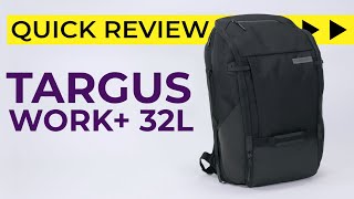 Targus Work Expandable Daypack 32L  Quick Backpack Review  Tour [upl. by Shandra696]