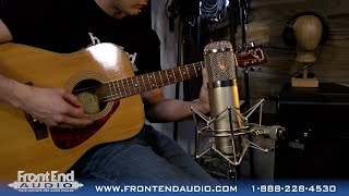 Peluso 2247 LE Tube Microphone  Demo at Front End Audio [upl. by Naujet]