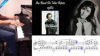 quotAu bout de mes rêvesquotJean Jacques Goldman  Piano Solo Cover [upl. by Gnurt]