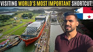 THE PANAMA CANAL Only place where ships CLIMB Most Important Waterway 🇵🇦 [upl. by Yahiya]