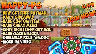 HAPPY PS SERVER REVIEW🤯 GROWTOPIA PRIVATE SERVER  GTPS TERBARU [upl. by Sada]