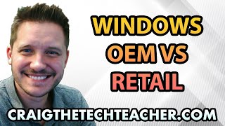 Windows 7 OEM vs Windows 7 Retail Licensing Compared [upl. by Yahsal]