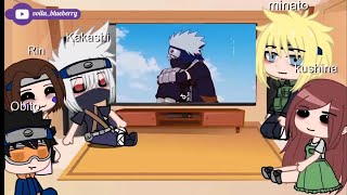 Team Minato react to Kakashi and Obito Gacha club [upl. by Alyal]