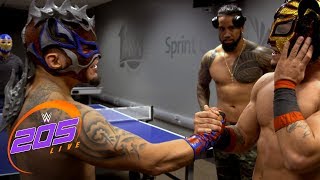 Kalisto amp Lince Dorado celebrate The King of Flights victory WWE 205 Live Exclusive Feb 6 2018 [upl. by Ayote]