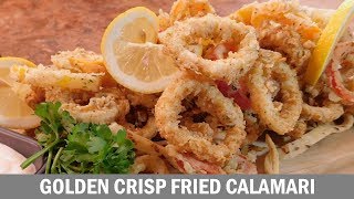 How To Make Crispy Fried Calamari Golden [upl. by Ilah]