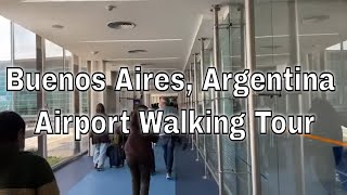 Buenos Aires Argentina Airport EZE  How to Get through Immigration Baggage Claim Uber Taxi [upl. by Fabiolas]