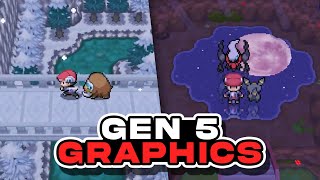 THIS IS AMAZING POKEMON PLATINUM but GEN 5 GRAPHICS  Best Pokémon Rom Hacks 2023 [upl. by Rebba936]