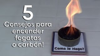 5 Consejos para prender tu carbon o fogata [upl. by Durrace]