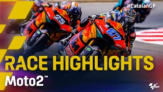 Moto2™ Race Highlights  2021 CatalanGP [upl. by Ennasirk]