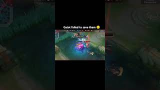 Gatot was the fake tank and a fake friend for them 😔 mobilelegends alucard [upl. by Hadeehuat703]