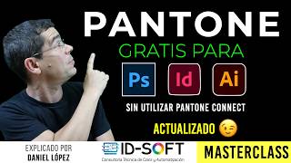 PANTONE GRATIS en ADOBE 2024 sin Pantone Connect  ¡Nuevo método [upl. by Anilehcim]